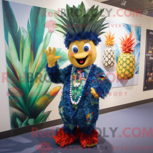 Costume mascotte d aas bleu...