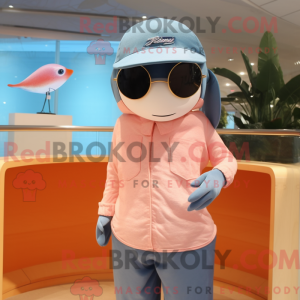 Peach Blue Whale maskerad...