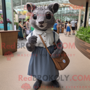 Gray Jaguarundi mascot...