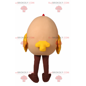 Kulatý slepice maskot - Redbrokoly.com