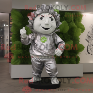 Zilverkool mascottekostuum...