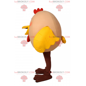 Mascote de galinha redonda - Redbrokoly.com