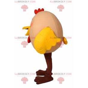 Round hen mascot - Redbrokoly.com