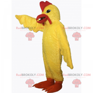 Mascote de frango amarelo - Redbrokoly.com