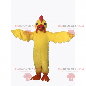 Mascote de frango amarelo - Redbrokoly.com
