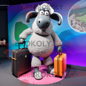 Grå sauer maskot drakt...