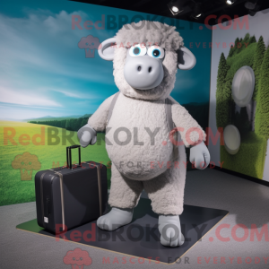 Personaggio mascotte pecora...