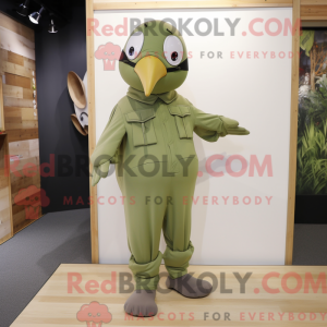 Olive Dove mascottekostuum...