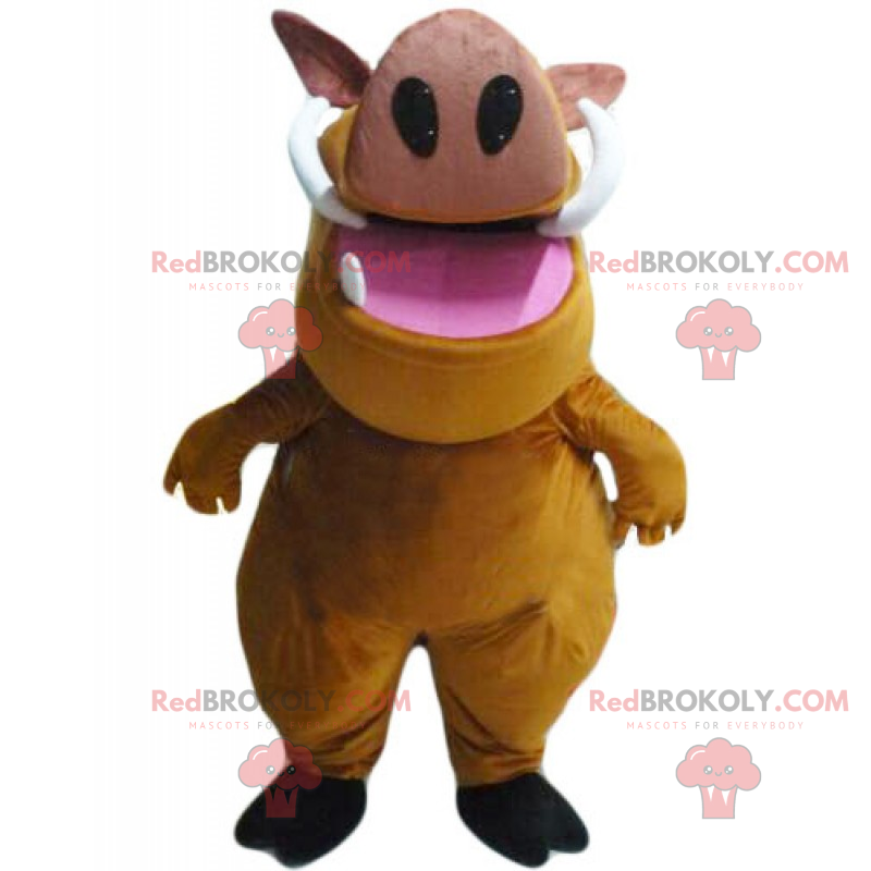 Mascotte de Pumba - Redbrokoly.com