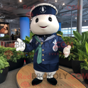 Navy Radise maskot kostume...