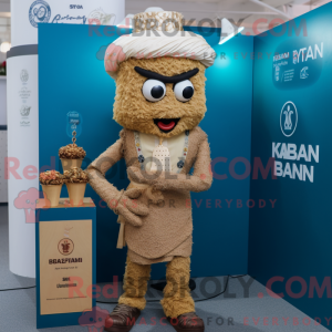 Tan Biryani mascottekostuum...