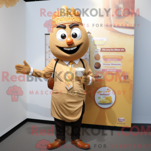 Tan Biryani mascottekostuum...