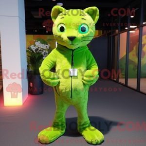 Limegrønn Jaguarundi...