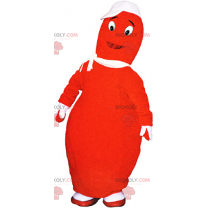 Orange bowling mascot - Redbrokoly.com