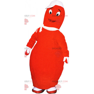 Oranje bowling mascotte - Redbrokoly.com