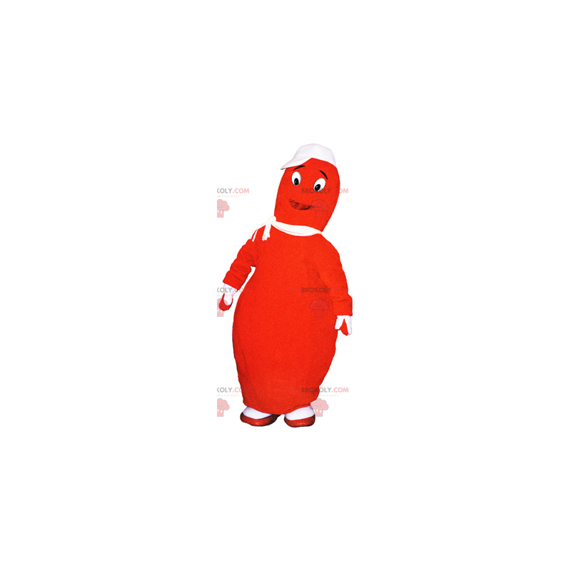 Mascota de bolos naranja - Redbrokoly.com