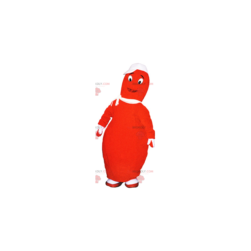 Orange bowling mascot - Redbrokoly.com