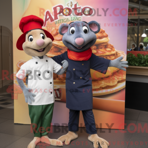 Ratatouille-mascottekostuum...