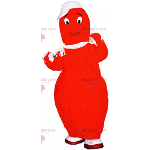Orange bowling mascot - Redbrokoly.com