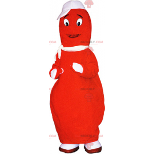 Mascota de bolos naranja - Redbrokoly.com