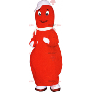 Orange bowling mascot - Redbrokoly.com