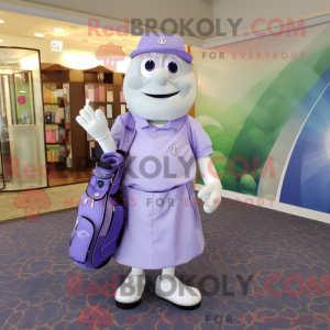 Lavender Golf Bag mascot...
