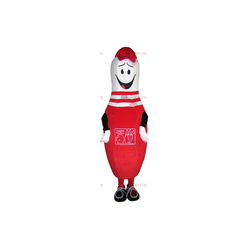 Rotes Bowling-Maskottchen - Redbrokoly.com