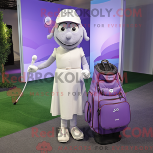 Lavender Golf Bag mascot...