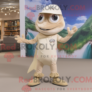 Mascotte de Barracuda beige...