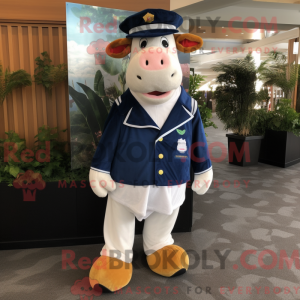 Navy Guernsey Cow...