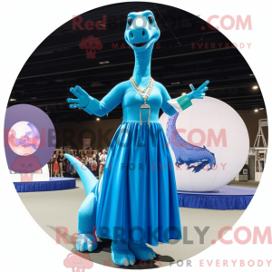 Blauw Brachiosaurus...