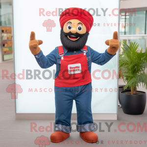 Postava maskota červeného...