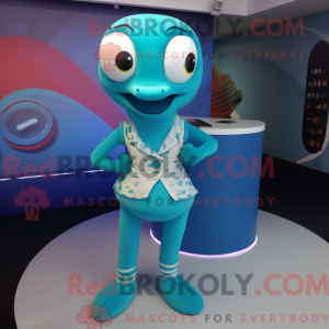 Disfraz de mascota Cyan...