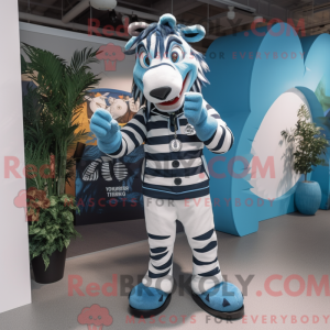 Figura de máscara de zebra...