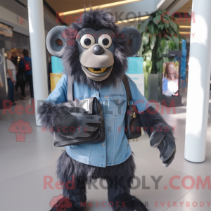 Disfraz de mascota babuino...