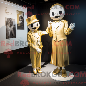 Costume de mascotte Gold...