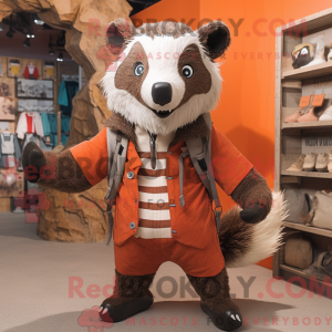 Rust Badger mascot costume...
