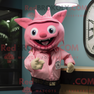 Pink Tuna mascot costume...