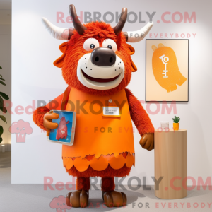 Costume mascotte de Yak...