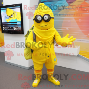 Costume mascotte de tireur...