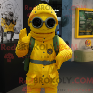 Lemon Yellow Sniper mascot...