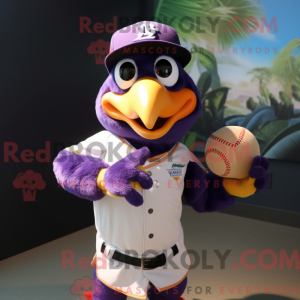 Lavendel Toucan maskot...