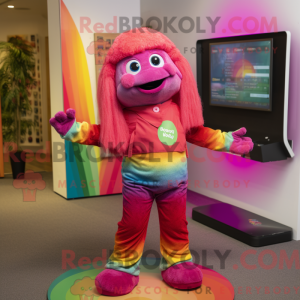 Postava maskota Magenta...