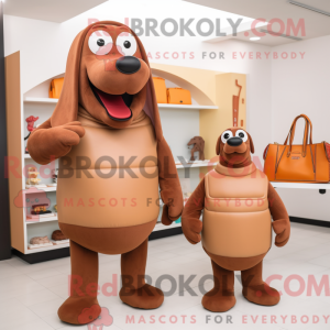 Maskottchenkostüm Brauner...