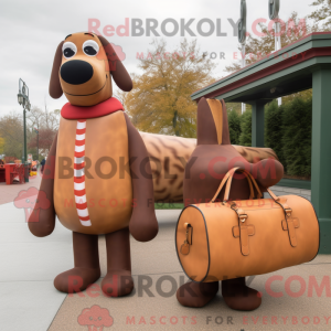 Brun Hot Dogs maskot...