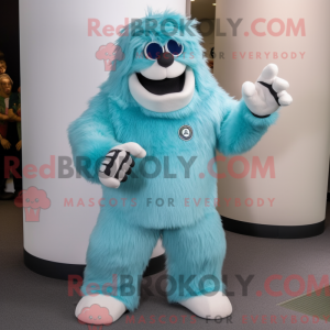 Costume de mascotte de yéti...