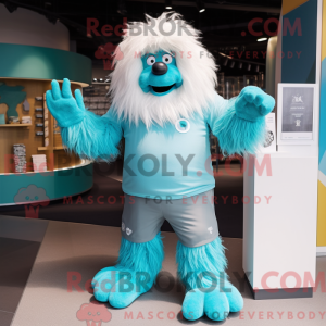Disfraz de mascota Yeti...