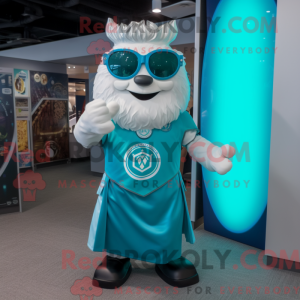 Disfraz de mascota Cyan...