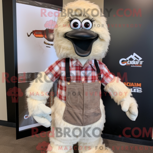 Costume mascotte d émeu...