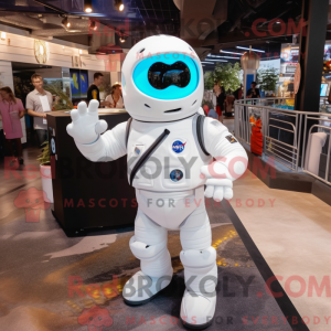 White Astronaut mascot...